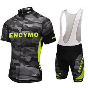 Wholesale unisex racing sets for sale - Group buy Men Clothing Fashion Cycling Bib Shorts Jersey Kit Set Of Unisex Bike ENCYMO Racing Sets