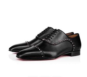 ingrosso migliori uomini di colore vestono-Black Bith Great Bottom Bottom Shoes Shoes For Men Donne Slip on Bests Oxfords Business Shoe Business Sparks Luxury Spikes Flat Wedding Dress Dress