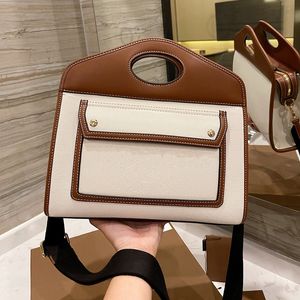 Designer Shoulder Bags Classic Messenger Bag Jute and Cotton Blended Material Fashion Handbags Size cm
