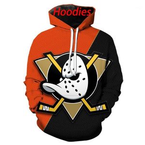 eishockey-kapuzenpullis großhandel-Herren Hoodies Sweatshirts Hohe Qualität Mode Top Hoodie Herbst und Winter Sportswear Casual Sportjacke Eishockey Anaheim Enten D PR