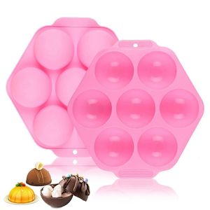 Baking Pastry Tools Holes Circle Round Ball Half Semi Sphere Silicone Mold For Baking Dome Mousse Chocolate Bombs Jelly Puddin