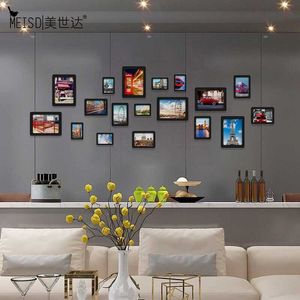 Acrylic Family Wall Po Frames Sets Only Modern Mirror Stickers Frames for Picture Wall Art Poster Home Decor