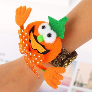 Bangle Halloween Pumpkin Armband Voor Kinderen Volwassen Bat Lichtgevende Pating Cirkel Fo Anime Maskerade Cosplay Party Sfeer Decor Jewelry