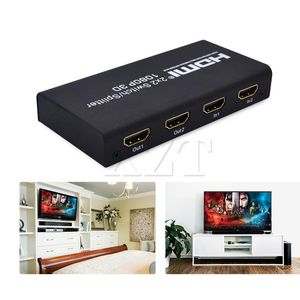 Audio Cables Connectors Switcher x2 Switch Video Splitter In Out p D Power for Laptop TV Box PS4 Moniter Projector