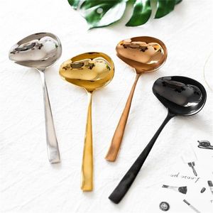 concha de molho venda por atacado-Spoons molho drizzle colher sólida reutilizável aço inoxidável axidação à prova de sopa de pote de pote para cozinha