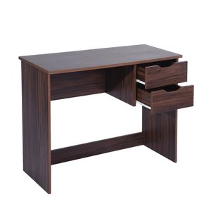 сторона компьютера оптовых-Компьютерный стол коммерчески мебель написание учебный стол с боковыми ящиками классический домашний офис ноутбук стол коричневый деревянный ноутбук