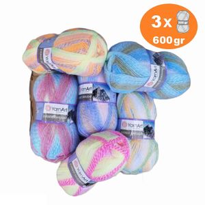 Wholesale crochet acrylic yarn for sale - Group buy 1PC Yarnart Everest Daylight Yarn x200gr mt Batik Variegated Strand Acrylic Blanket Hand Knitting Crochet Thread Vivid Tape Y211129