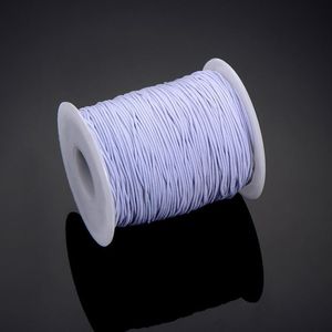 Yarn M mm White Elastic Cord Stretch Thread Beading Crafting String For Jewelry Bracelet