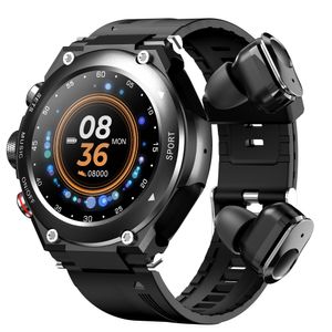 World first thermometer Smart Watch Headphones Earphones MP3 bluetooth call IP68 waterproof watches Heart rate Blood pressure oxygen monitoring Smart Wristbands