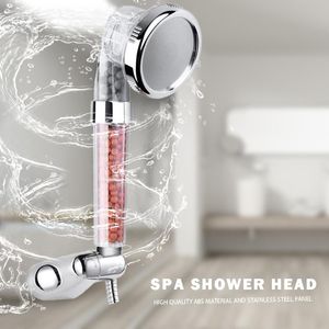 iyon spreyi toptan satış-Banyo Duş Setleri Sprey Banyosu El Kafası Basınçlı Kademesi Negatif İyon Yağmurlama Ev Aksesuarları
