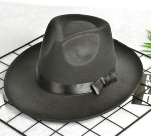 estilo michael jackson al por mayor-Fedoras femenino moda primavera y verano sombrero de jazz masculino sombrero sol sombreado sombreros para hombres y mujeres Michael Jackson Style Hat