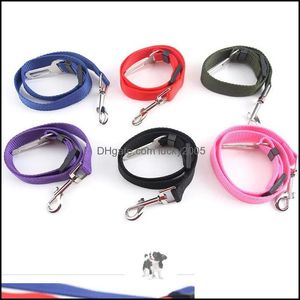 Wholesale cat carrier seat belt for sale - Group buy Collars Leashes Pet Supplies Home Gardenpet Adjustable Car Safety Seat Belt Dogs Pets Seatbelt Cat Carriers Leads Belts Dog Aessories Fast