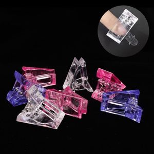 Nail Gel Acrylic Clip Fake Finger Extension Quick Building Mold UV Tips Plast Manicure Art Builder Clamp Tool
