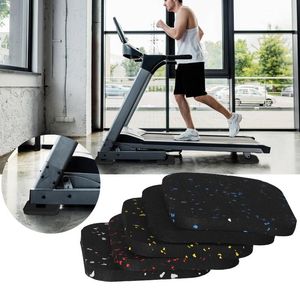 Wholesale rubber gym mats for sale - Group buy 6pcs Running Machine Mats Anti slip Absorbing Rubber Pads For Gym Home Office Fitness Accessories