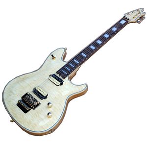 Chinese fabrieksmerk elektrische gitaar met Floyd Rose Bridge gouden hardware kan worden aangepast