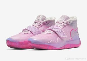 indirimli çocuklar basketbol ayakkabıları toptan satış-Çocuk KD Teyze İnci Sınıf Okulu Satılık Yüksek Kalite Kevin Durant Erkekler Kadınlar Basketbol Ayakkabı İndirim Mağaza US4 US12