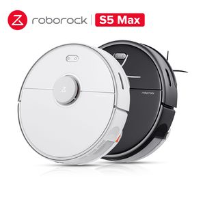 roborock-staubsauger. großhandel-Roborock S5 Max Roboter Staubsauger MOP WiFi App Steuerung Smart Wearing Mopping Global Version inklusive Mehrwertsteuer