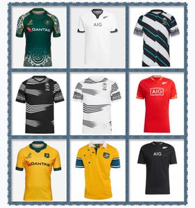 wallabies retro jersey toptan satış-Sıcak Satış Avustralya Wallabies Eve Uzakta Rugby Jersey Ulusal Takım Wallabie Retro Rugby Gömlek