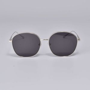 Korea Merk Designer Gentle Sunglasses DoubleBread Zonnebril Dames Mannen Vrije tijd Reizen Ronde Glazen met originele verpakking doos