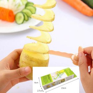 fruit vegetable tool Potato Cutter kitchen supply with retail box Carrot Spiral Slicer Cutting Modes Cooking Tools multi colors