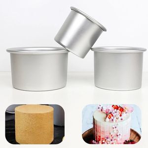 Cheese Baking Moulds Inch Cake Mold Removable Bottom Aluminum Alloy Round Chiffon Cakes Pan Tin Tray Tools Nonstick Bakeware