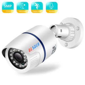 çok kamera güvenliği toptan satış-Besder MP MP MP POE Ses H Güvenlik Kamera Açık IP Kamera IR Gece Görüş M Çoklu Görünüm Plugplay Hareket Algılama H0901