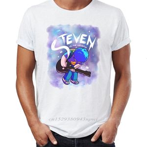 steven universe shirt toptan satış-Erkekler T Shirt Steven Evren Karikatür Komik Awesome Tee Yaz Sonbahar O Boyun T Shirt Yetişkin için