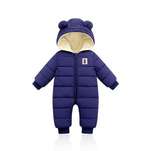 LZH Kids Winter Jumpsuit For Baby Snowsuit Infant born Clothes Boys Girls Romper Overalls Children Christmas Costume