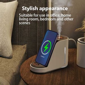 Wholesale diffuser house resale online - Humidifiers Style Humidifier House Air Essential Oil Aromatherapy Diffusers Wireless Charging Freshener Christmas Gift Home