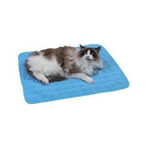 Wholesale car dog mat resale online - Kennels Pens Dog Mat Cooling Summer Pad For Dogs Cat Blanket Sofa Breathable Pet Bed Washable Small Medium Large Car