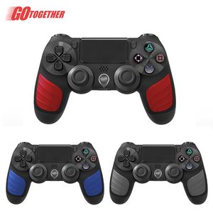 3 färger i lager Trådlös Bluetooth kontroller för PS4 Vibrations joystick gamepad spelkontroller PS Four Play Station med Retail Box DHL