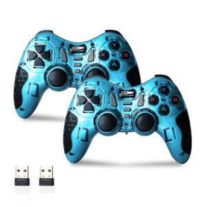 Wholesale joystick android tv box resale online - 2pcs set G Wireless Game Controller with USB Adapter for PS3 Gamepad for PC Laptop Android TV Box Device Gaming Joystick