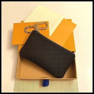 Najwyższej jakości Moda Kolory Luxurys Projektantów Monety Mężczyźni Kobiety Monety Kluczy Klucz Portfel Mini Portfele Karta kredytowa Portfel Serial M62650