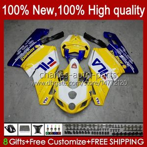 carenado 999 al por mayor-Carnies de motocicletas para Ducati Azul Amarillo S s ABS Bodywork NO S R R R OEM Bodys Kit