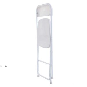 New Plastic Folding Chairs Wedding Party Event Chair Commercial White RRE10413