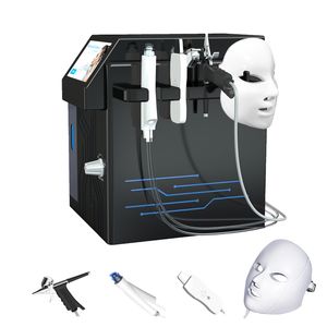 Hydra Jet Peel Facial Dermabrasion Machine H2O2 Hudföryngring Skrubber Ultraljud RF Hud Åtdragning Djup hydrering och närande behandling
