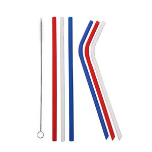 Wholesale cleaning pipettes resale online - Drinking Straws Multi color Straw Exquisitely Designed Durable Food Grade Silicone Small Fine Bend Pipette Cleaning Brush