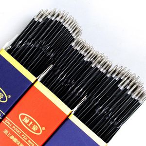 ersatzstifte großhandel-10 stücke kugelschreiber nachfüllen mm schwarz rot blauer tinte universal bürobedarf schnappen austauschbare schreibe nachfüllen mm länge stifte