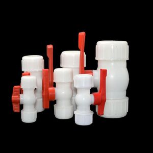 Wholesale plumbing pipes resale online - Watering Equipments mm Pe Water Pipe Valve Quick Connector Plumbing Way Fast Connection Pvc Ball Valves Accessories