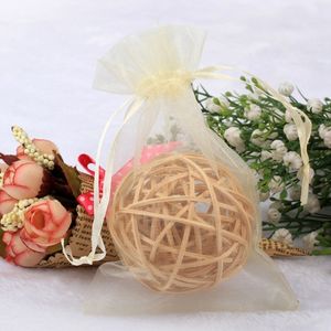 Large Organza Jewelry Gift Bag x30cm Sheer Fabric Favor Bags for Wedding Favors Drawstring Jewelry Pouch V2