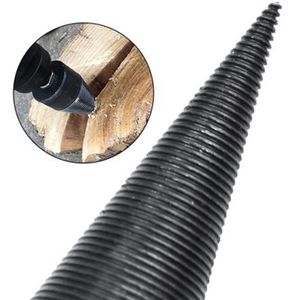 Wholesale cone reamer resale online - Hex Shank Firewood Splitter Machine Drill Bits Wood Cone Reamer Punch Driver Step Drills Bit Split Drilling Tools Woodworking Tool