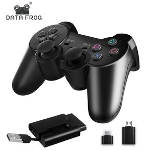 Wholesale ps2 gamepad pc resale online - 2 G Wireless Gamepad for PS3 PS2 Game Joystick Gamepad for PC Joypad Game Controller for Android Smart Phone TV Box