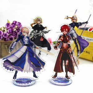Keychains Anime Fate Grand Order Fgo Key Chain Acrylic Figure Model Keychains Delicate Desk Decor Stand Sign Keyring Gift For Woman Man