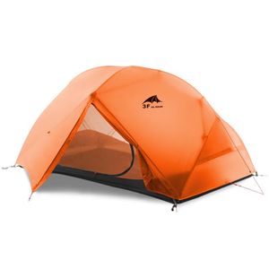 Gear Person Seizoen Camping Tent met voetafdruk Outdoor Ultralight Wandelen Backpacking Hunting Waterdichte Tenten D en schuilplaatsen