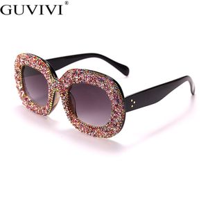 Diamond Square Sunglasses Women Designer Luxury Man Women Glitter Sun Glasses Classic Vintage UV400 Outdoor Oculos De Sol