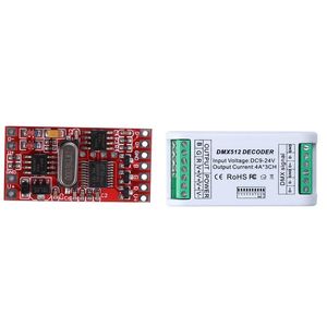 ingrosso dmx 512 decoder principale-Smart Home Control W A DMX512 Decoder Board Board Codeering Module Controller canale ch DMX Dimmer LED V V