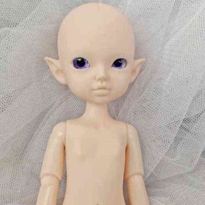 ingrosso bambole umane-22 cm Heigh Human Ellf Doll FAI DA TE Non trucco BJD Doll Doll Pelle Normale Doll Doll Doll Abbigliamento Occhi casuali