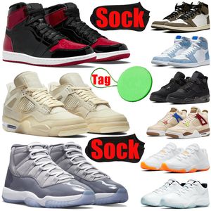 Cool Grey s s s basketball shoes mens womens jumpman Bred Patent Fragment Black Cat Cactus Jack men women trainers sports sneakers size