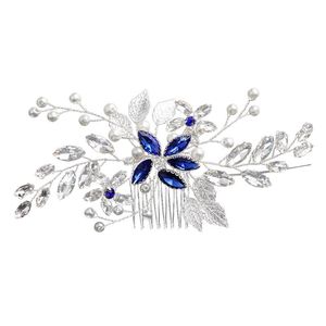 Hair Brushes PC Comb Rhinestone Headdress Alloy Manmade Pearl Bridal Accessories Decoration