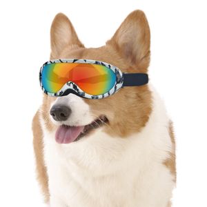 funny eye glasses toptan satış-Rüzgar geçirmez Spor Güneş Gözlüğü Köpek Kedi Kayak Açık Snowboard Kar Gözlük Teddy Komik Pet Sevimli Gözlük Köpekler Evcil Göz Göz Giyim Gözlük